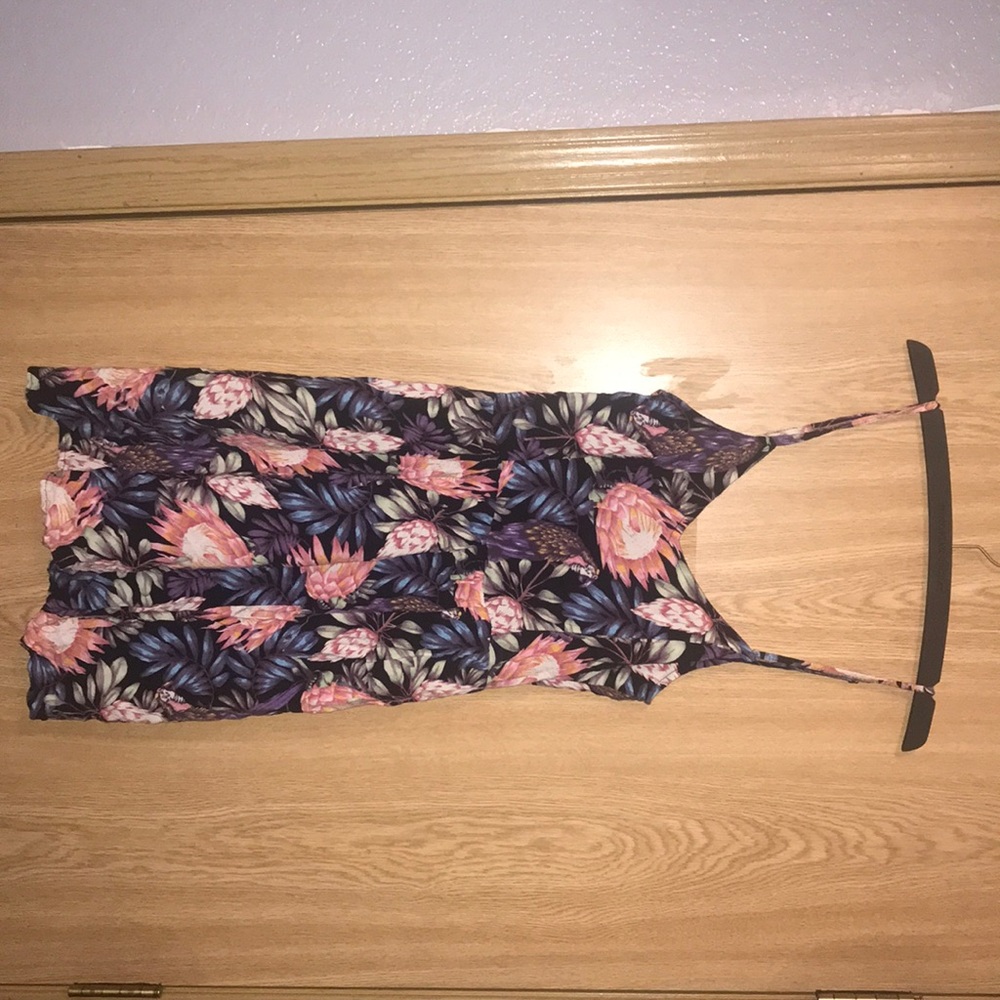 Flower print sun dress